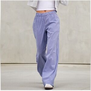 Hollister Poplin Wide-Leg Sleep pants size XS.